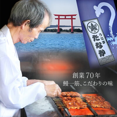 お祝い【送料無料】うなぎのたなか国産うなぎ蒲焼き誕生日プレゼントGIFTCset長蒲焼3本BOXAA