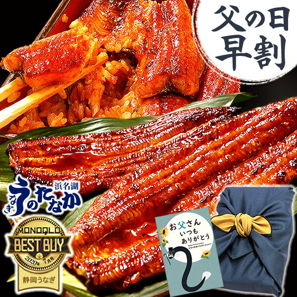 ＼早割5/22(水)まで！／ 父の日 早割 プレゼント うなぎ 国産 蒲焼き ギフト 食べ物 送料無料 鰻 真空パック 食品 グルメ 人気 クーポン 内祝い 誕生日 お祝い 母の日 あす楽 カーネーション造花付 180～200g2本 2尾 【静岡産 通常 AAA 風呂敷】Ftn2 [2～3人前]