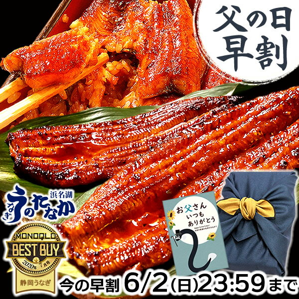 ＼限定★250円クーポン対象！／ 父の日 早割 プレゼント うなぎ 国産 蒲焼き ギフト 食べ物 送料無料 鰻 真空パック 食品 グルメ 人気 クーポン 内祝い 誕生日 お祝い お中元 御中元 夏ギフト あす楽 180～200g2本 2尾 【静岡産 通常 AAA 風呂敷】Ftn2 [2～3人前]