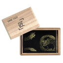 蒔絵 カードケース(名刺入れ) オムレット型 桐箱入 龍 001-2385(漆器 記念品 お土産 海外向けギフト)