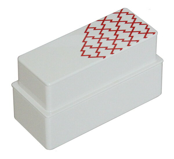 お弁当箱 弁当箱 漆塗り【菱紋 長角二段 弁当箱】弁当箱 2段 コンパクト 長角二段 菱紋 白 ホワイト 漆器 木製 和風 ランチバンド付き レディース 女性 おしゃれ かわいい スリム シンプル モダン 日本製 国産ランチボックス 贈り物 入学祝い ギフト プレゼント【送料無料】