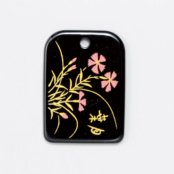 蒔絵 根付 OPP 日本の花シリーズ 葉