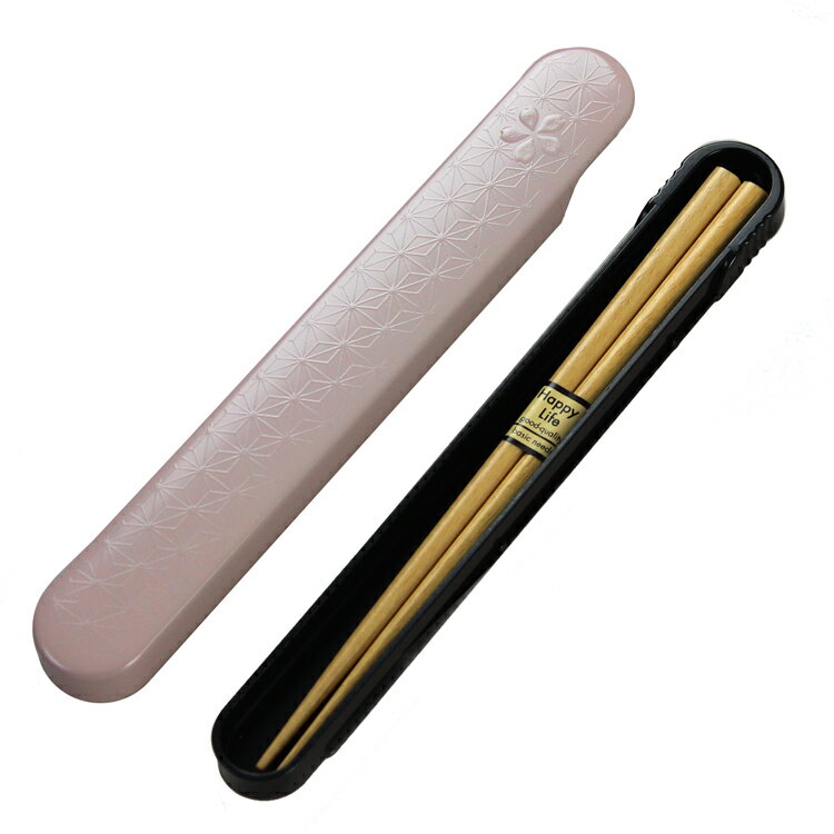 箸・箸箱セット 和MON 麻の葉 桜 お弁当箱用 箸セット 箸ケース 和風 スライド式