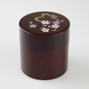 【売り切れ御免セール】 【訳あり】 茶筒 溜塗 桜さくら urikire