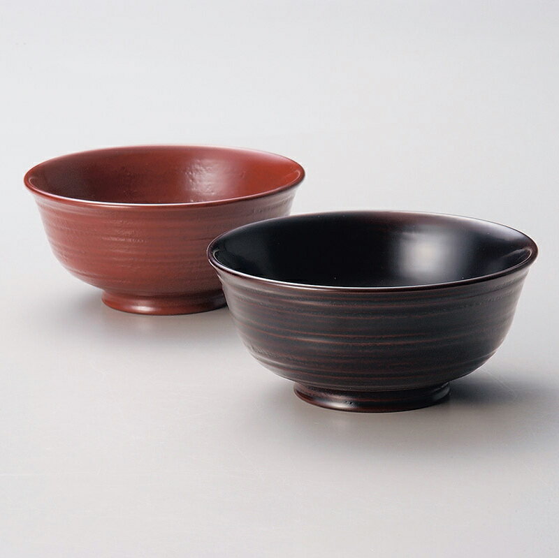 夫婦椀 漆器 汁椀 【荒筋 古代朱・溜 2客】越前漆器 椀 国産 漆塗 国産 汁椀 漆 塗り お椀 木製 ペア椀 シンプル おしゃれ 食器 お椀 飯椀 結婚祝い...