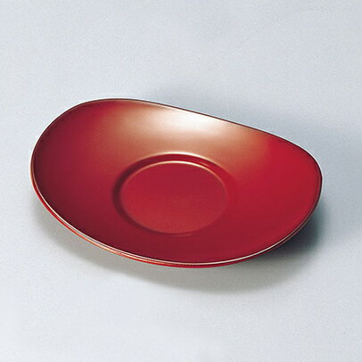 越前漆器 茶托 小判 古代朱 5枚 セット 日本製 国産 高級 御祝 ギフト プレゼント 漆塗 松屋漆器 12-05..