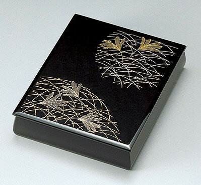 越前漆器 文庫 武蔵野 A4サイズ 黒 12-13208 書類入れ 書類整理箱 松屋漆器