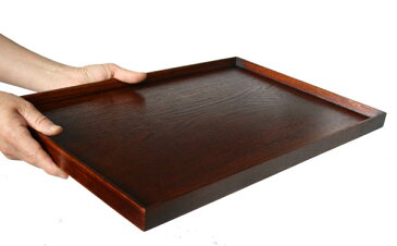 【クーポン有り】【トレー】長角膳 スリうるし塗 45cm(トレイ 木製トレー お盆 会席膳 ランチョンマット カフェ 北欧 業務用)