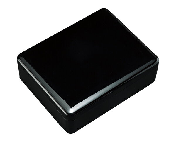 紀州漆器 合口文庫 黒 11.0新丸型 DX 黒無地 227610/21838(書類入れ 書類整理箱 A4判 内梨地)25515