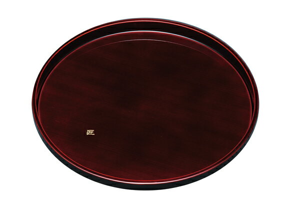 樂天商城 - トレー カフェ 丸盆 お盆 トレー 日本製【φ30cm】紀州漆器 10.0 丸盆 溜 匠 25-6-6 たくみ とれー オボン カフェトレー トレイ おぼん おしゃれ シンプル 国産 高級感 上品 キッチン雑貨 贈り物 引っ越し祝い 新生活 記念品 ギフト