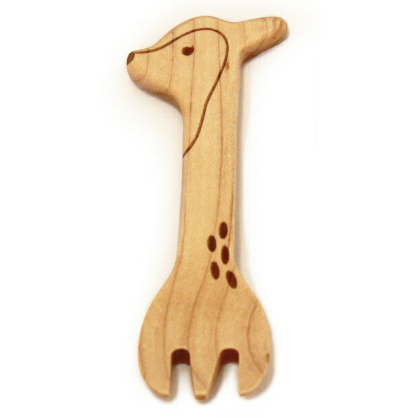 木製 おやつフォーク バンビ ハード