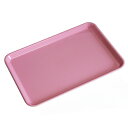 トレー カフェ お盆 すべらない 電子レンジ対応【33cm】山和 ペット樹脂 ピンク おしゃれ おぼん とれー オボン トレイ シンプル ノンスリップ 滑り止め...