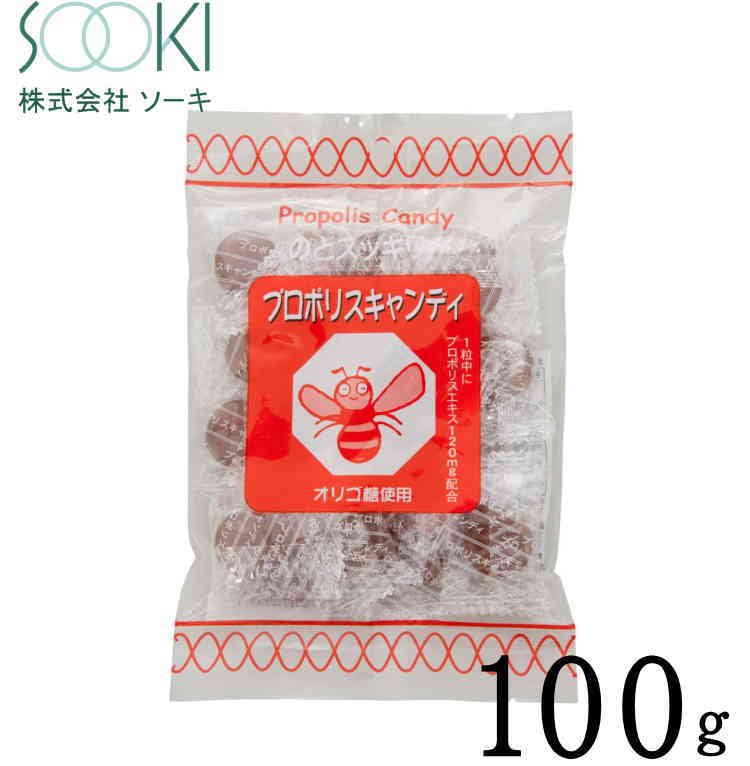 ソーキ プロポリスキャンディー 1袋 100g 定形外郵便送料無料 ｛代引き 日時指定不可｝