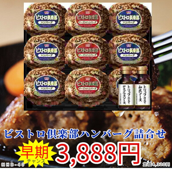 11月9日以降順次出荷★御歳暮　お歳暮 ハンバーグ ギフト　レトルト 湯煎　ハンバーグ レンジ ハンバーグ ギフト 冷凍…