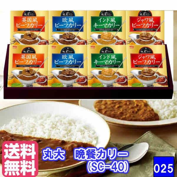 ★お中元 夏の贈り物★【丸大食品 】常温晩餐カリー SC-40