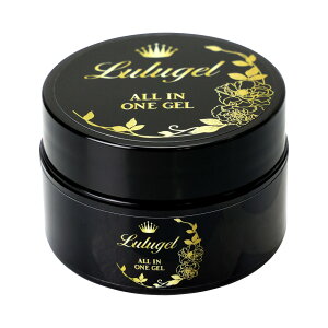 【LULUGEL】 ジェルネイル クリアジェル 15g オールインワンジェル ベースジェル & トップジェル トップコート 化粧品登録済み 大容量 ぷっくり・ツヤ仕上げ 長持ち セルフネイル プロ仕様 LED・UV対応 初心者OK