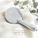 【P5倍】【送料無料】『AngelAir ビジェット』[シャワーヘッド 生活雑貨 ライフスタイル雑貨 バスグッズ マイクロバブル ビッグヘッド シームレス形状 ...