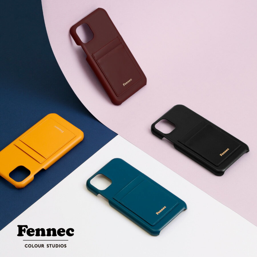 ＼5/25・26 2日間限定セール！／Fennec iPhone11 pro ケース フェネック レザー カードケース付き ケース case アイフォン 背面カバー 韓国 韓国ブランド 韓国ファッション レディース カード収納 おしゃれ 女子 プレゼント ギフト