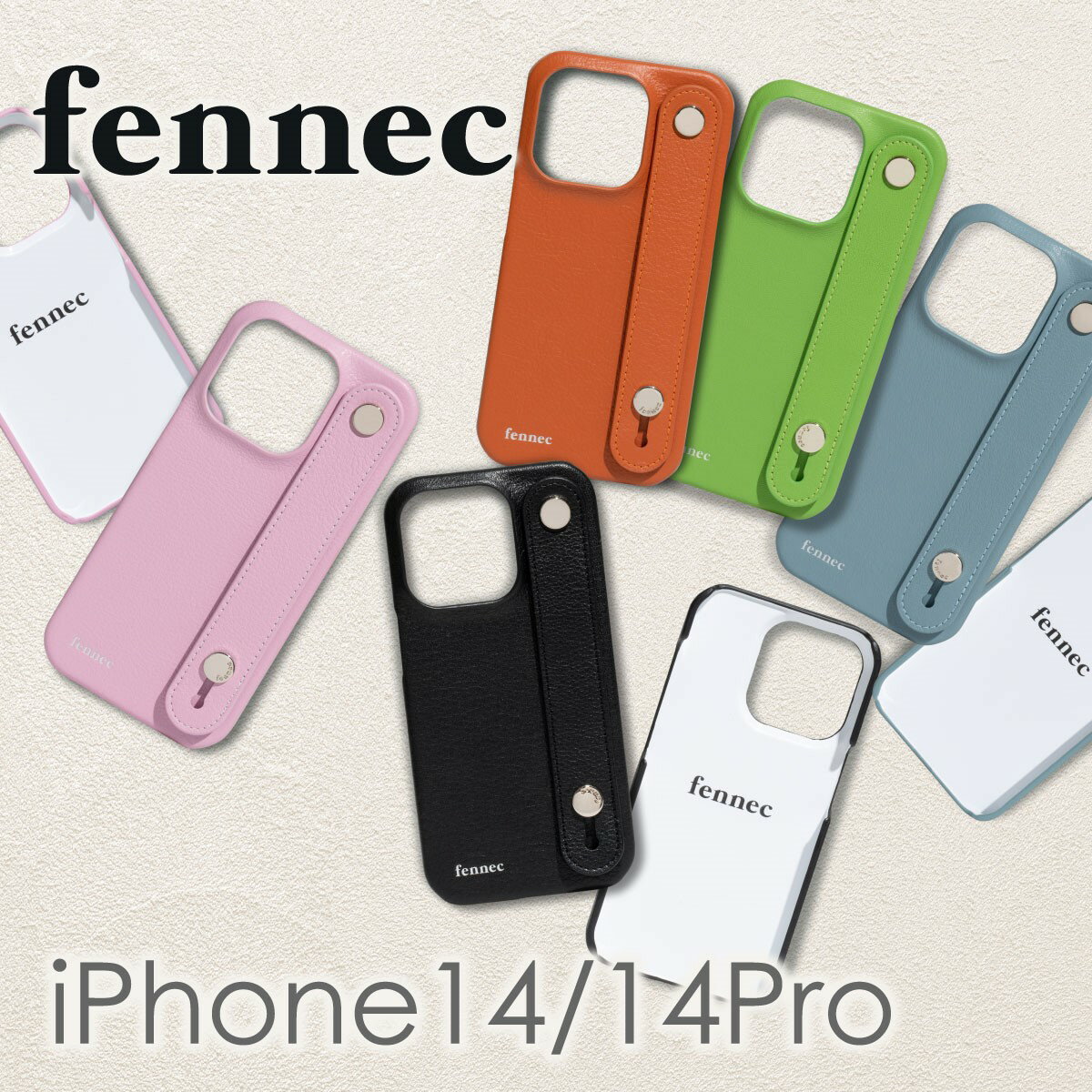 ★スーパーセール Special SALE★FENNEC CIRCLE iPHONE14/14Pro STRAP CASE iPhone14ケース iPhone14proケース スマホケース スタンド機能付き ストラップ付 韓国 韓国ファッション 韓国ブランド