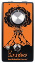 「EarthQuaker Devices」より新しいファズ”Erupter”の登場です！ 2年の歳月をかけて開発した究極のファズ”イラプター”の登場です！ 力強いファズを生み出す究極のファズです！ 締まった大きな低音と、キレの有る高音、真空管アンプをプッシュする出力が特徴です。 サイズ：4.625″ x 2.6″ x 2.25″ with knob 消費電流：15 mA