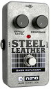 Steel Leatherはベースサウンドのアタックを強調し存在感を高めます。タッチがより鮮明でパーカッシブなサウンドになりメリハリが出るため、ベースサウンドがミックスに埋もれることもありません。 エクスパンダーはコンプレッサーと反対の動作をするエフェクトで、大きな音をより大きく、小さな音をより小さくし、ダイナミクスを広げます。アタックが大きければより信号を大きくし、小さい場合には強調しません。そのため、強く弾けばよりアタックを強調できます。 ※注意 電源回路の仕様上、一つのACアダプターやパワーサプライを他のエフェクターと共用できません。 【仕様】 寸法：72W×110D×50Hmm 重量：240g 電源：9Vバッテリー 使用可能な電源アダプター：9VDCセンター・マイナス