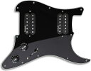 EMG ST12 Strat Style Pre-Wired Pickguard H/H Black [sAi][Ai]yViz