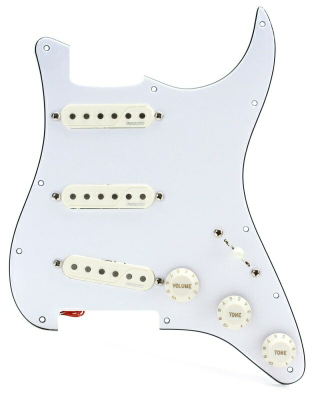 Fishman Fluence Stratocaster Loaded Pickguard - White [¹͢][ľ͢]ڥեåޥۡڥե륨󥹡ۡڿʡ