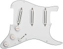 Seymour Duncan Triple Rails Fully Loaded Liberator Strat Pickguard White 並行輸入品 直輸入品 【セイモアダンカン】【新品】