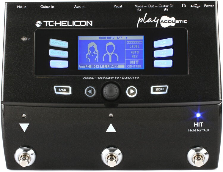 TC-Helicon VoiceLive Play Acoustic 直輸入品 並行輸入品 【ボーカル エフェクター】【TC Helicon】【新品】