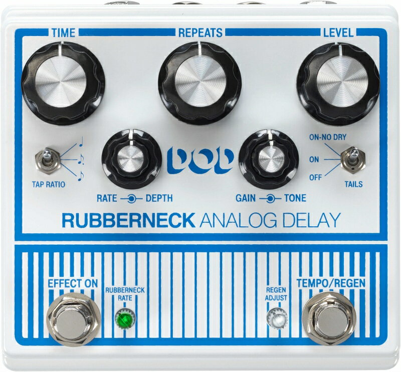 DOD Rubberneck Analog Delay 並行輸入品 直輸入品 【Digitech】【アナログディレイ】【新品】