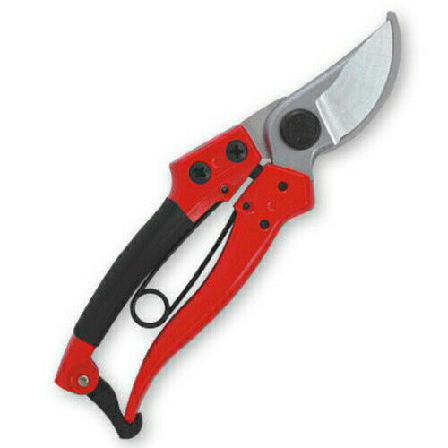 Kamaki カマキ No.P870B 強力型剪定鋏 赤柄 バイパスタイプ 全長 180mm ハサミ 剪定 伐採 切断 刃物 三冨D