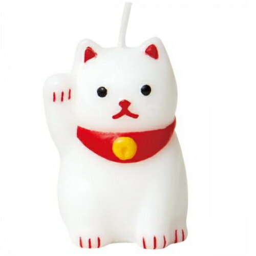 カメヤマ 163-33500-30 福びよりキャンドル招き猫 A3350030 6ケ キャンドル オートストップ 松K直送 セ..