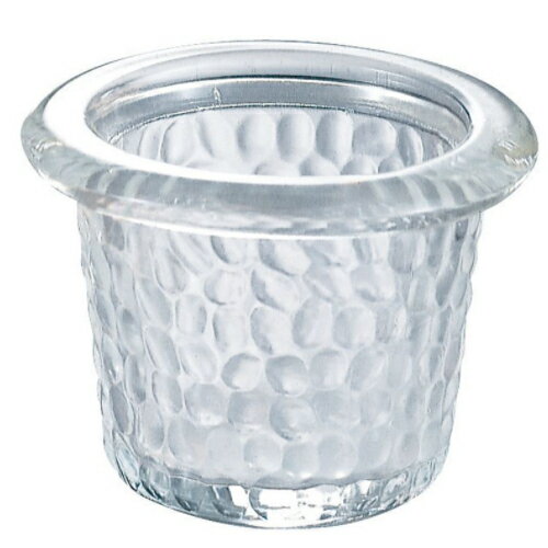 カメヤマ 163-84900-0 ハンマードグラスライトハウス クリア I8490000W 6ケ キャンドルホルダー グラス..