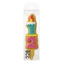 クッキーナンバーキャンドル ハーフ 56280102 カメヤマ 10ケ W35×L18×H122mm 163-5628010-0 記念日 お祝い 誕生日 パーティー 蝋燭 松K直送 センター出荷