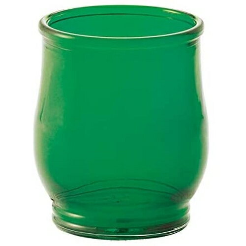 キャンドルホルダー ポシェグラス 73020090G カメヤマ 24ケ 直径68×H80mm グリーン 163-7302009-4 ホルダー 燭台 スタンド 蝋燭 松K直送 センター出荷