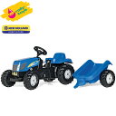 ローリートイズ 足こぎトラクター New Holland KID RT013074 組立要 Rolly toys 足けり 乗用玩具 乗り物 子ども プレゼント ギフト T志 代引不可