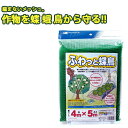 防鳥 ふわっと蝶鳥 幅4m×長さ5m 10mm角目 モスグリーン 防蝶 防鳥網 防鳥ネット 鳥害 対策 防止 鳥よけ ガーデニング 家庭菜園 園芸 金TD