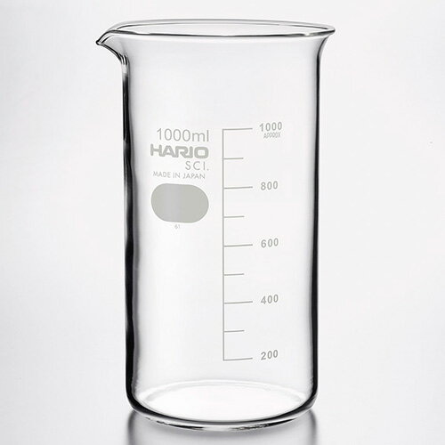 HARIO　トールビーカー 1000ml 6個入 TB-1L SCI ハリオ 花瓶 フラワーベース 松k直送