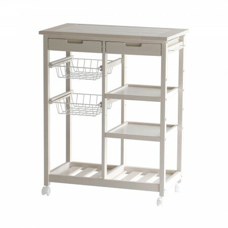 キッチンワゴン　Soup　W−3564WH...