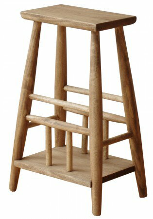 レクチェ サイドテーブル ハイスツール チェア 関家具 マガジンラック オイル塗装 天然木 バーチ材 ナ..