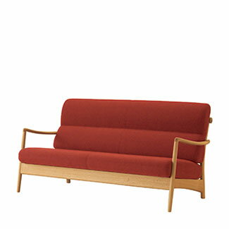 飛騨産業2人掛けソファプレシェルト...