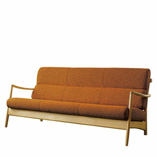 飛騨産業3人掛けソファプレシェルト...