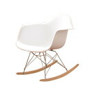 アームシェルチェア ロッキングアームシェルチェア RAR リプロダクト イームズ Eames ミッドセンチュリー ホワイト デザイナーズ家具 ビーチ ダイニングチェア|詳細画像