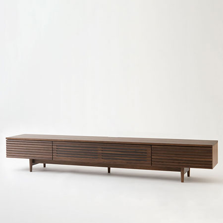 テレビボード テレビ台 TV台 TVボード ローボード SD493N2 幅160cm 天然木 ホワイトオーク ルーバー 引..