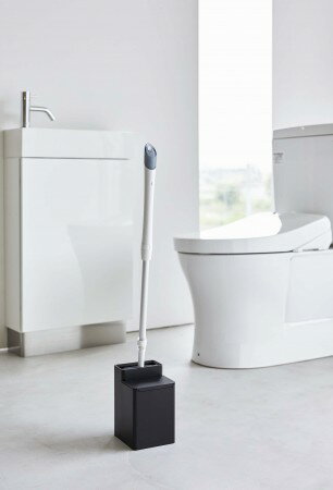 Rakuten - クリーナーシート収納付きトイレワイパースタンドタワーブラック　タワー　6061
