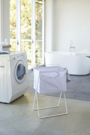 折り畳み高床式ランドリーバスケット　タワー　5661