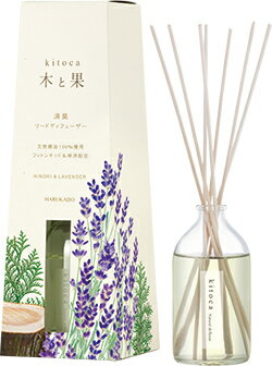 【晴香堂】木と果 リードディフューザー 消臭リードディフューザー フレグランス 消臭 芳香剤 ヒノキ＆ラベンダー おうち時間 新生活のサムネイル