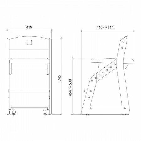 9/4〜楽天スーパーセール開催期間中ポイント全品10倍 木製チェア LAKE WOOD LDC-33ANDG [3]