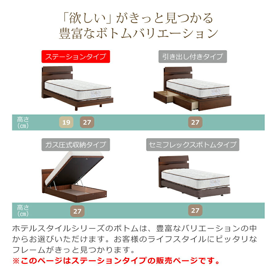 シングルベッドフレーム ホテルスタイル599 ステーション [3]