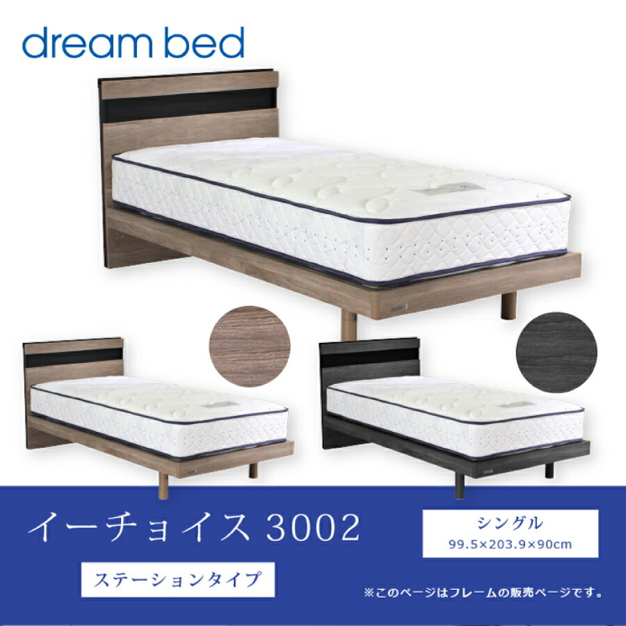 シングルベッドフレーム　イーチョイス3002　ステーション継足